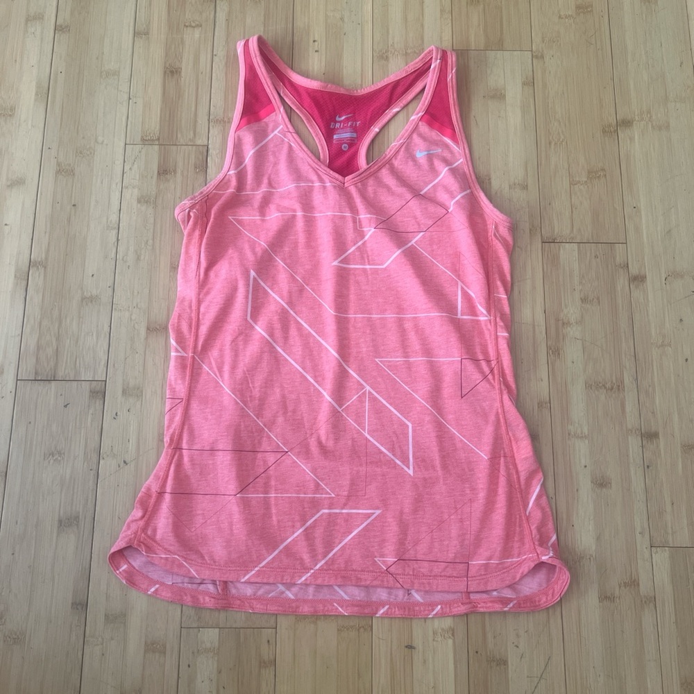 Nike Women's Coral Geometric Tank Top